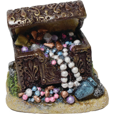Hikari Treasure Chest with Pearls, 3.1 in - Resin