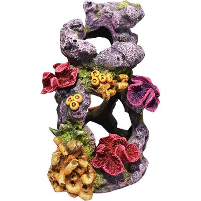 Hikari Rock & Coral Swim Through, 7.5 in - Resin