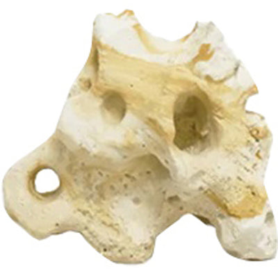 Hikari Texas Holey Rock, White, 4.5 In-SM - Resin