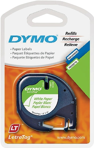 Dymo LetraTag 10697 Paper Label