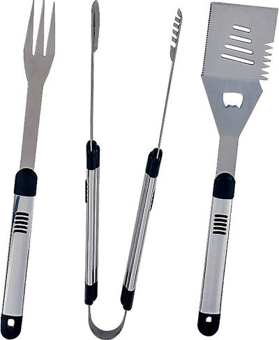 Omaha SHE94031L-B Barbecue Tool Set with Handle and Hanger