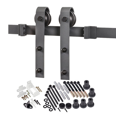 Renin BD102K-07800-MB Bent Strap Barn Door Hardware Kit