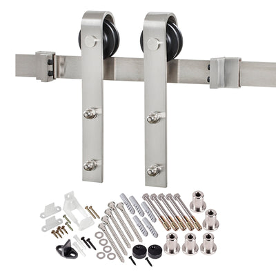 Renin BD102K-07800-SS Bent Strap Barn Door Hardware Kit