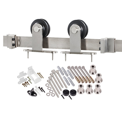 Renin BD101K-07800-SS Straight Strap Barn Door Hardware Kit