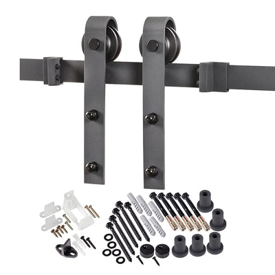 Renin BD102K-09600-MB Bent Strap Barn Door Hardware Kit