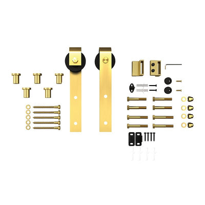 Renin SB78RR-BG Barn Door Hardware Kit