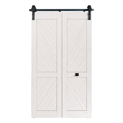 Renin BD954-07800-MB Bifold Barn Door Hardware Kit