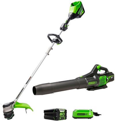 Greenworks 1324902VT String Trimmer and Leaf Blower Combo