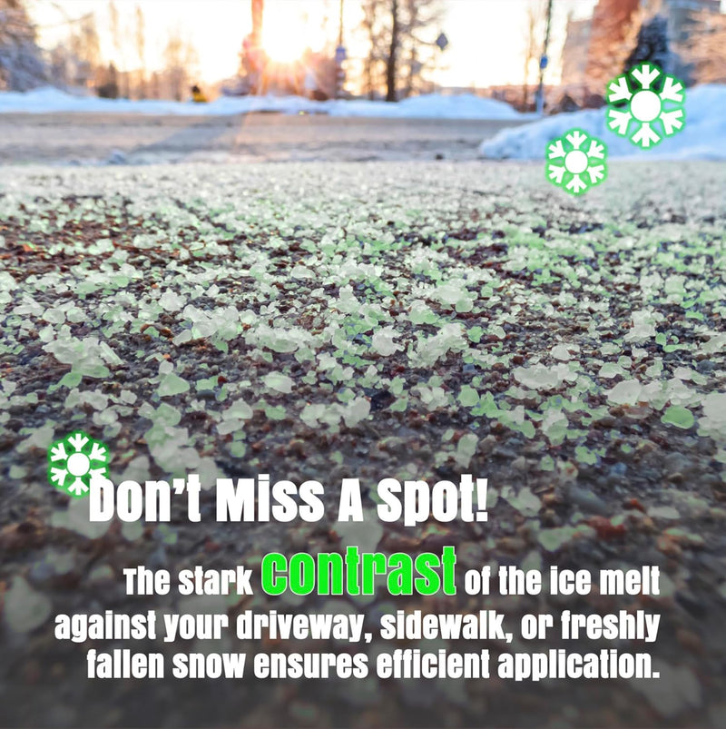 Home and Country USA Green Ice Melt Pail Effective to -25°F, Eco-Friendly De-Icer, Optimal Granule Size for Quick Melting, Ideal for Driveways, Walkways, and Entryways 45 lb Pail