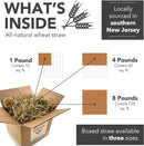 Premium Garden Straw  - Straw Mulch That is Designed for Use in Compost Beds, Gardens, Pet Bedding, Lawns and Much More. by Home and Country USA