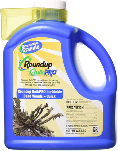 Roundup QuikPro Herbicide – 6.8 lb Jug | Fast-Acting Non-Selective Weed Killer