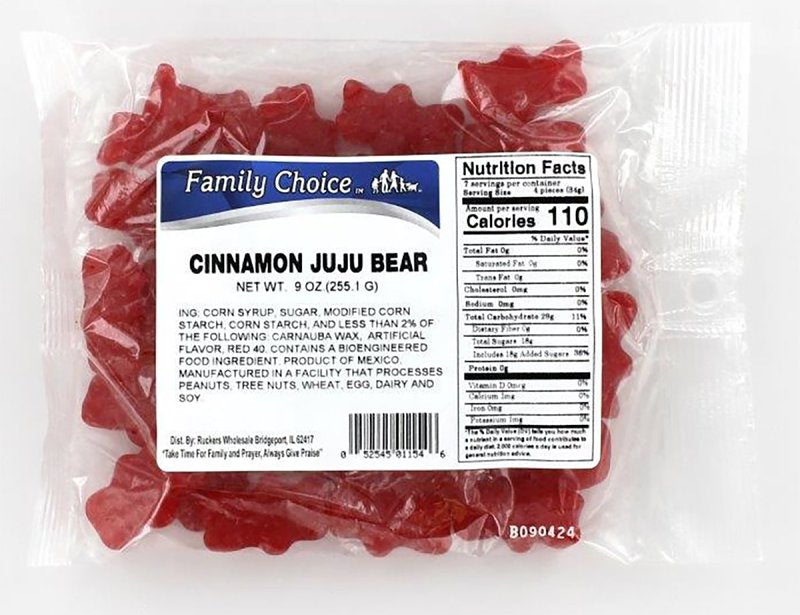 Family Choice 1154 Juju Bear Candy