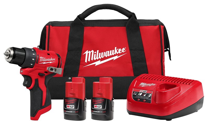 Milwaukee M12 3401-22 Subcompact Drill/Driver Kit
