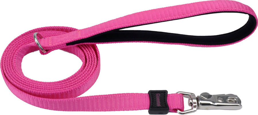 Inspire Dog Leash, Pink, 1 in x 6 ft - Nylon Leads