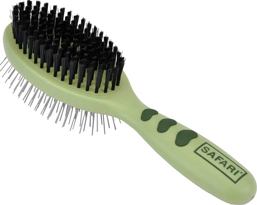 Safari Plastic Pin and Bristle Combo Brush, MD - Tools
