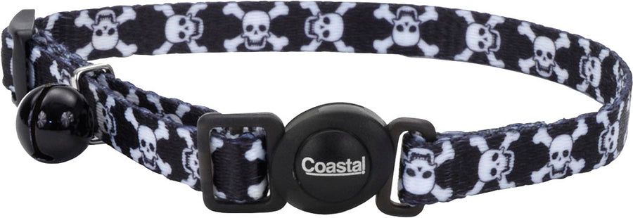 Safe Cat Fashion Adjustable Breakaway Collar, Sushi Blue, 3/8 x 8-12 in - Collars