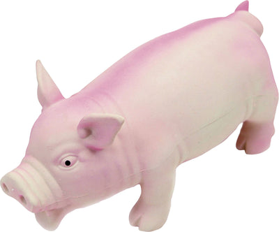 Rascals Pig Grunt Dog Toys, Pink, 7.5 in - Latex