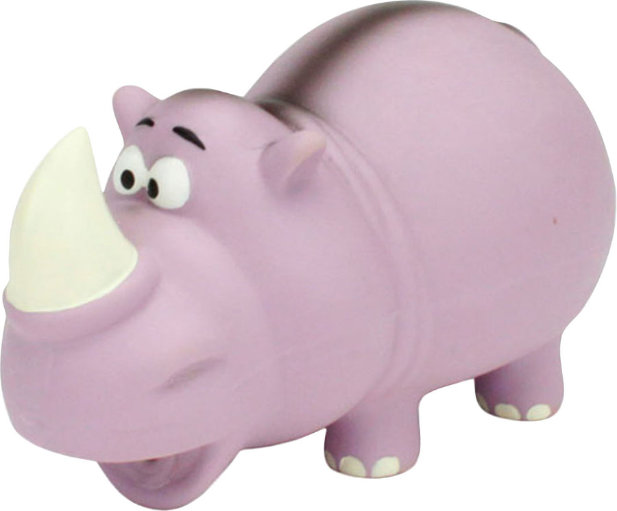 Rascals Rhino Grunt Dog Toys, 6.5 in - Latex