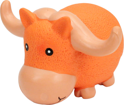 Rascals Big Horn Bull Grunt Dog Toys - Latex