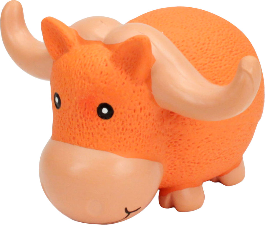 Rascals Big Horn Bull Grunt Dog Toys - Latex