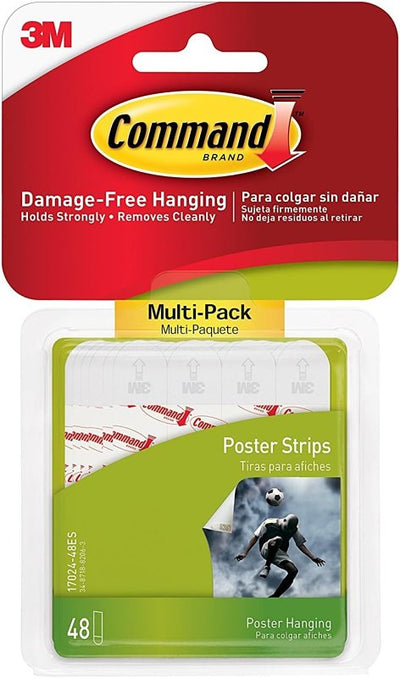 Command 17024-48ES Small Poster Strip