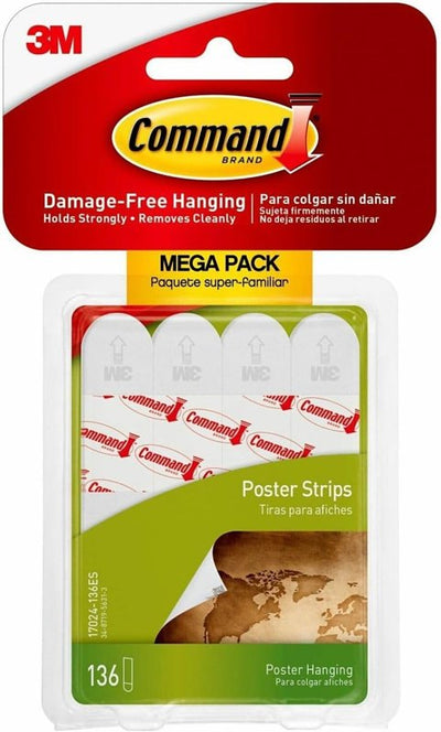 Command 17024-136ES Small Poster Strip