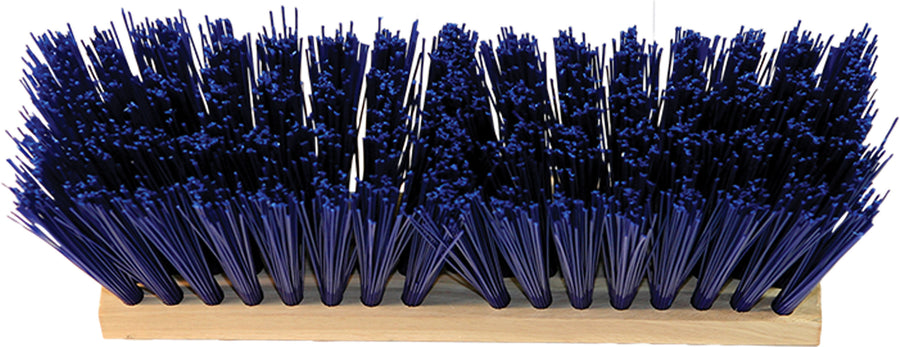 O-Cedar Commercial Heavy Duty Street Broom Head Only, Blue, 16 in - Push