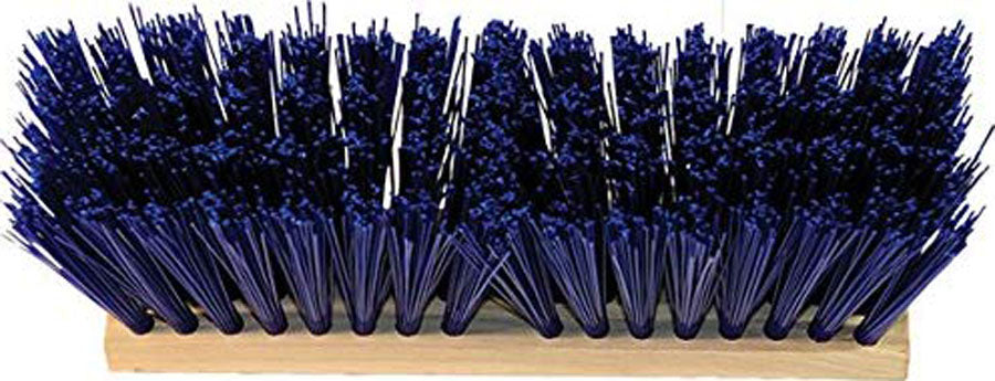 O-Cedar Commercial Heavy Duty Complete Street Broom, Blue, 16 in - Push
