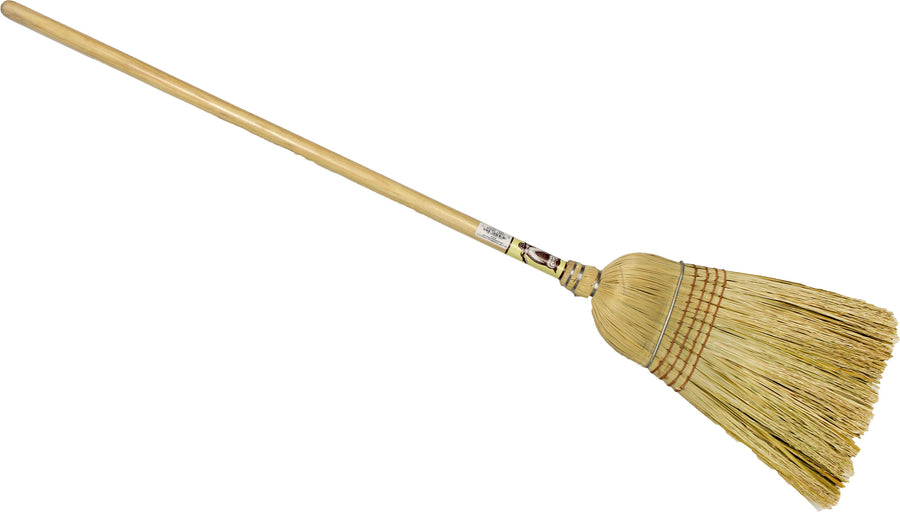 O-Cedar Commercial Warehouse Corn & Rattan Broom, Natural, 12 in - Upright