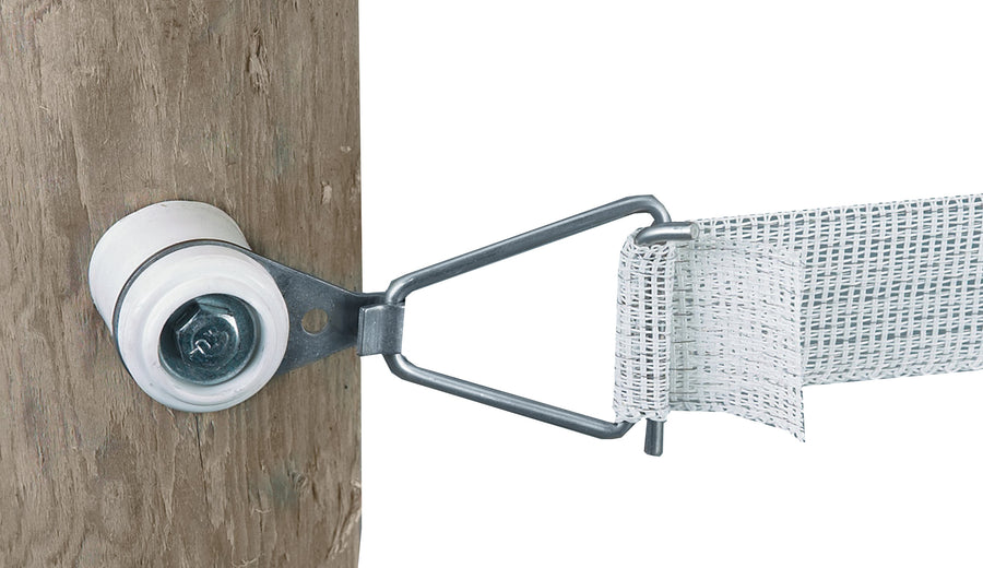 Dare Electric Fence End Tension, White, 2 pk - Tension Take Up