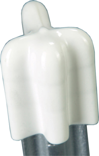Dare T-Post Vinyl Safety Cap, White, 25 pk - T Post Metal