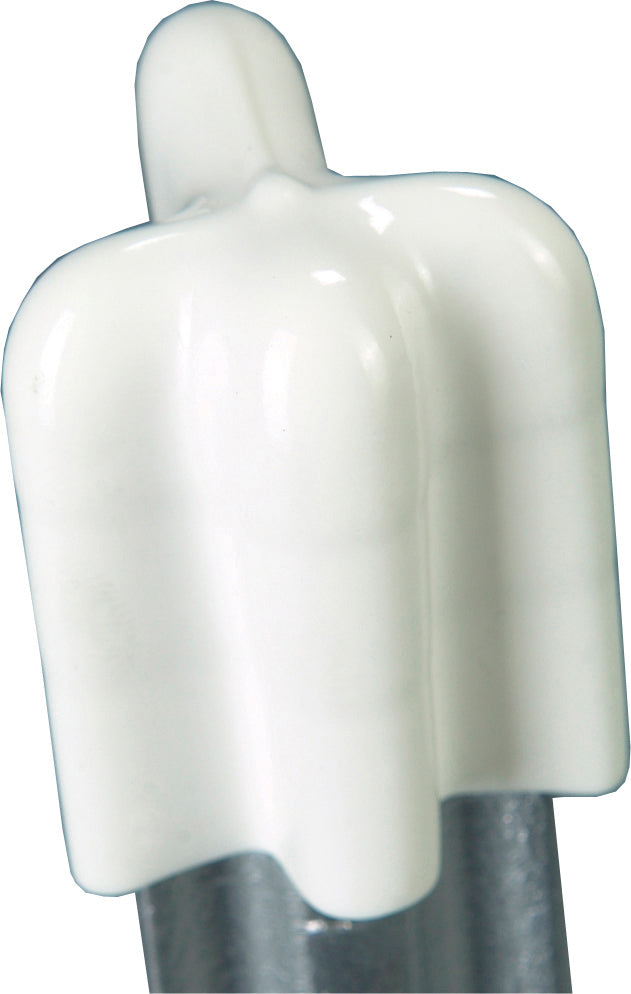 Dare T-Post Vinyl Safety Cap, White, 25 pk - T Post Metal