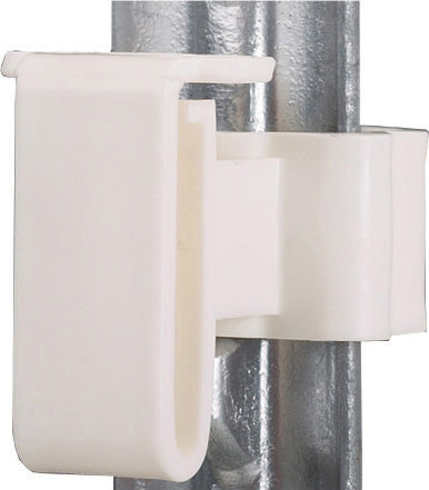 Dare T-Post Tape Insulator, White, 25 pk - Rod and Post Insulators
