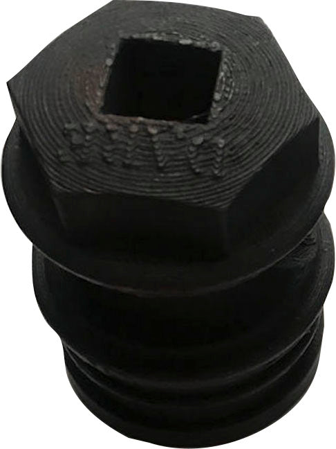 Dare Hex Head Insulator, White, Avg - Insulator for Wood Post