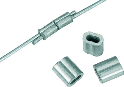 Dare Splice Sleeves 11 Ga, Silver, 11 ga-10 pk - Clamps and Joiners