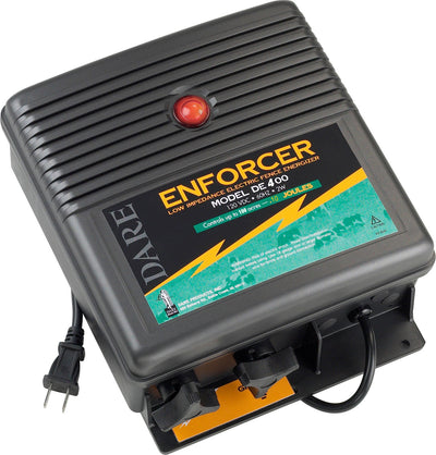 Dare Enforcer 1.0 Joule Fence Charger, 100 Acres-110 Volt - Fencer, Electric