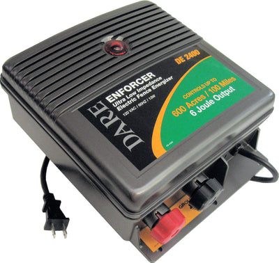 Dare Enforcer 6.0 Joule Fence Charger, 600 Acres-110 Volt - Fencer, Electric