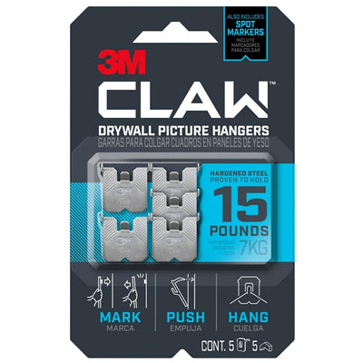 3M CLAW 3PH15M-5ES Drywall Picture Hanger