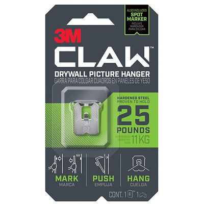 3M CLAW 3PH25M-1ES Drywall Picture Hanger