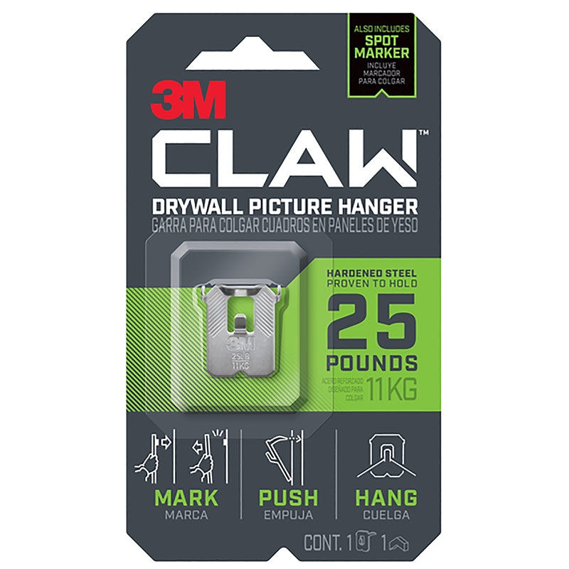 3M CLAW 3PH25M-1ES Drywall Picture Hanger
