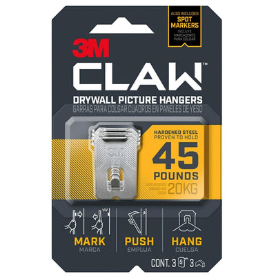 3M CLAW 3PH45M-3ES Drywall Picture Hanger