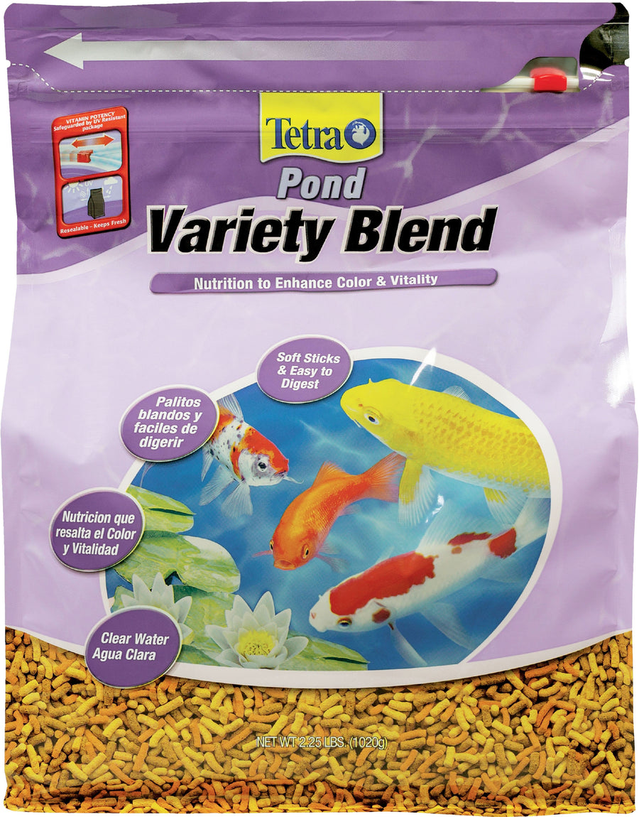 Tetra Pond Variety Blend Fish Food, 2.25 lb - Sticks