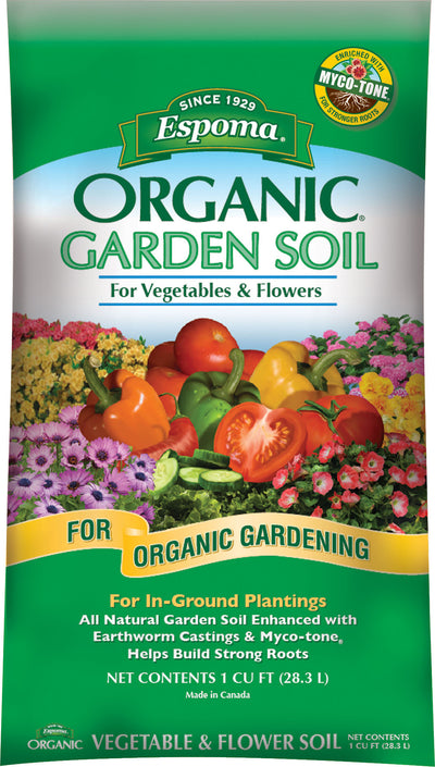 Espoma Garden Soil for Vegetables & Flowers, 1 Cf - Potting Soils & Mulches