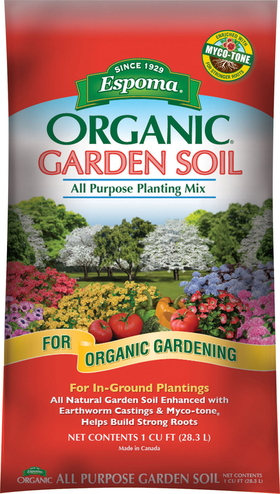 Espoma Garden Soil All Purpose Planting Mix, 1 Cf - Potting Soils & Mulches