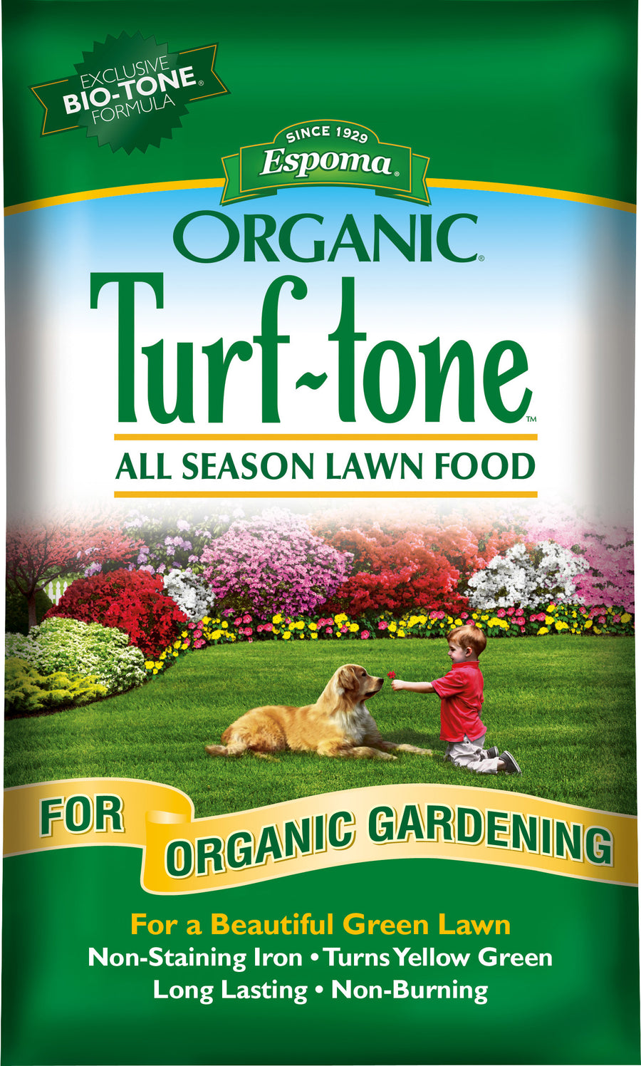 Espoma Turf-Tone All Season Lawn Food, 14 lb - Fertilizing