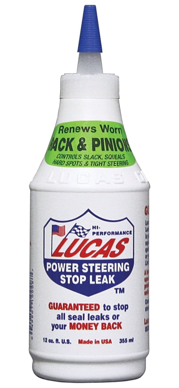 Lucas Oil 10008 Power Steering Fluid Light Red