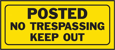 Hy-Ko 23004 Fence Sign