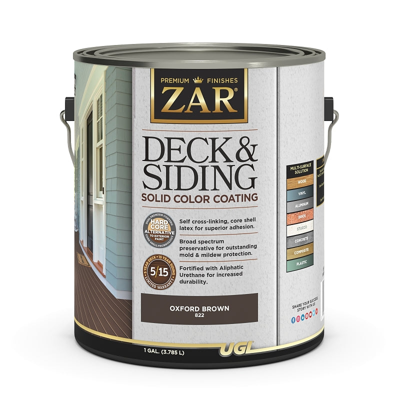 ZAR 82213 Deck and Siding Solid Color Coating