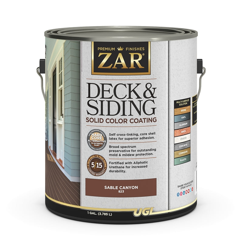 ZAR 82313 Deck and Siding Solid Color Coating