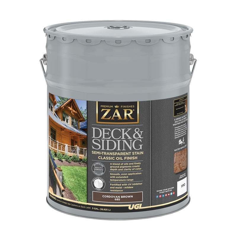 ZAR 68515 Deck and Siding Semi-Transparent Stain